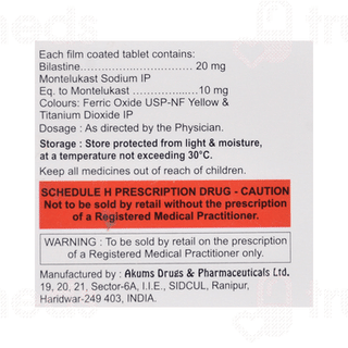 Biltec M 20/10 MG Tablet 10