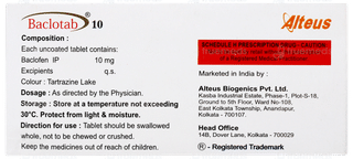 Baclotab 10 Tablet 15