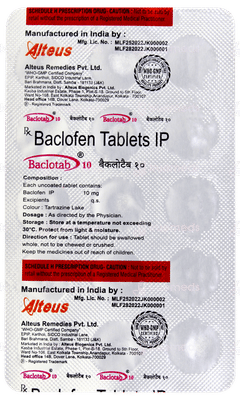 Baclotab 10 Tablet 15