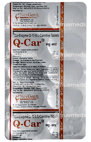 Q Car 50/500 MG Tablet 10