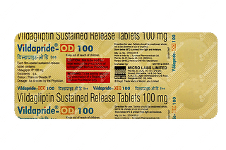 Vildapride Od 100 MG Tablet Sr 10