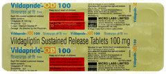 Vildapride Od 100 Tablet 10 Vildapride Od 100 Tablet 10