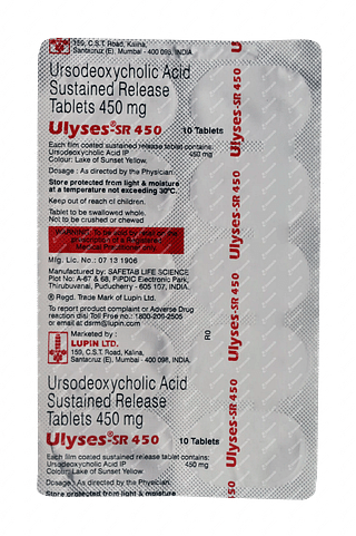 Ulyses 450 MG Tablet Sr 10