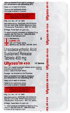 Ulyses Sr 450 Tablet 10 Ulyses Sr 450 Tablet 10