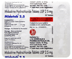 Midotab 2.5 Tablet 20