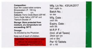 Brivissa 100 Tablet 10