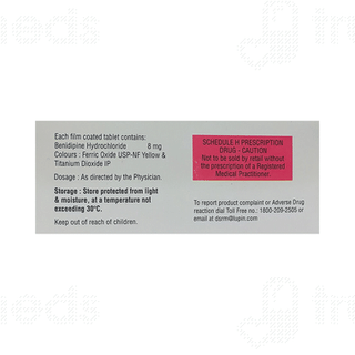 Benipath 8 MG Tablet 10
