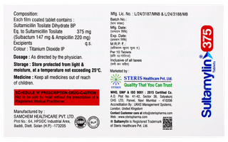 Sultamylin 375 Tablet 10