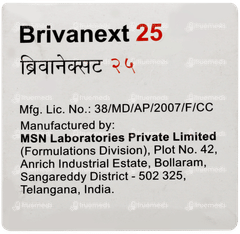 Brivanext 25 Tablet 10 Brivanext 25 Tablet 10