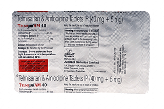 Telmijub Am 40/5 MG Tablet 15