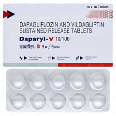 Daparyl V 10/100 Tablet 10