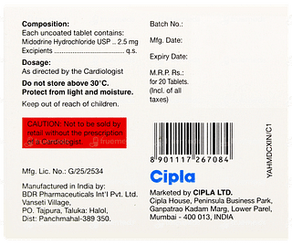 Cipmido Tablet 20