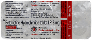 Betago 8 Mg Tablet 10