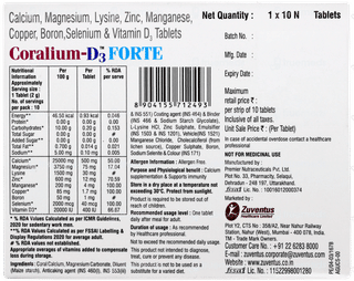 Coralium D3 Forte Tablet 10