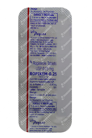 Ropikem 0.25 MG Tablet 10