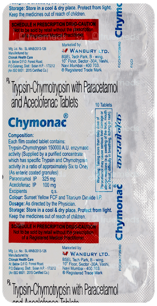 Chymonac Tablet 10