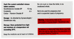 Crina Ncr 15mg Tablet 5 Crina Ncr 15mg Tablet 5