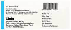 Ciplar Plus 10 Tablet 10 Ciplar Plus 10 Tablet 10
