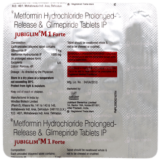 Jubiglim M 1 Forte Tablet 15