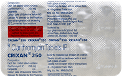 Crixan 250 Tablet 10 Crixan 250 Tablet 10