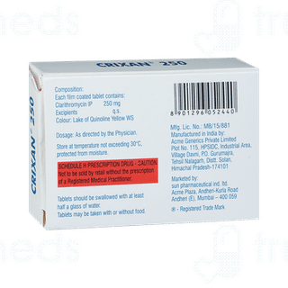 Crixan 250 Tablet 10