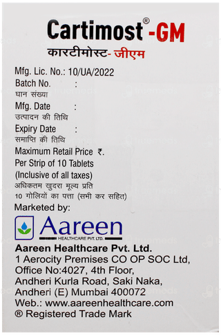 Cartimost Gm Tablet 10