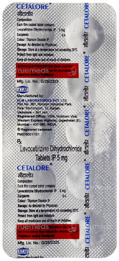 Cetalore Tablet 10 Cetalore Tablet 10
