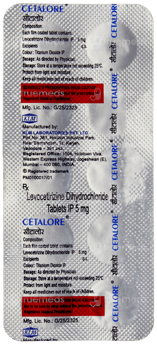 Cetalore Tablet 10