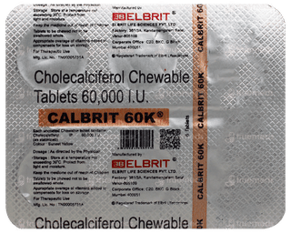 Calbrit 60K Chewable Tablet 6