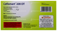 Cefismart 200 Dt Tablet 10