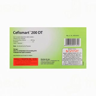 Cefismart 200 Dt Tablet 10
