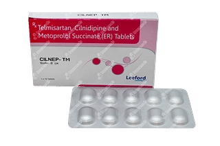 Cilnep Tm 40/10/50 MG Tablet Er 10