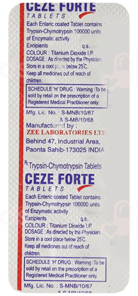 Ceze Forte 100000 Iu Tablet 10