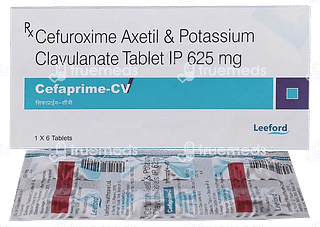 Cefaprime Cv 500/125 MG Tablet 6