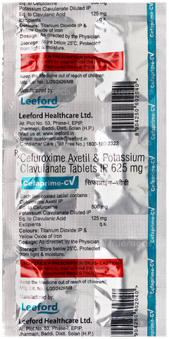 Cefaprime Cv Tablet 6