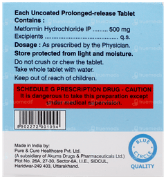 K Met 500Mg Tablet 15