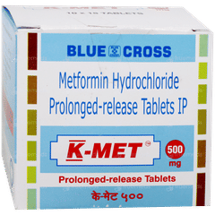 K Met 500Mg Tablet 15