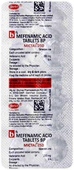 Mictal 250 Tablet 10