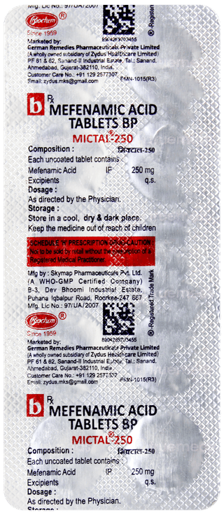 Mictal 250 Tablet 10