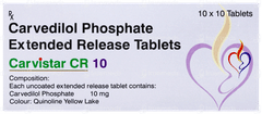 Carvistar Cr 10 Tablet 10 Carvistar Cr 10 Tablet 10