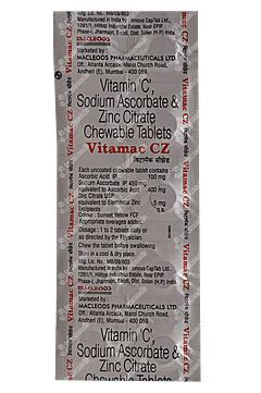 Vitamac Cz Chewable Tablet 10