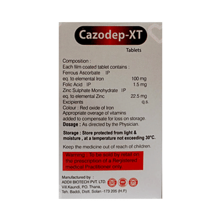 Cazodep Xt Tablet 10