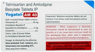 Yogatel Am 40 Tablet 15
