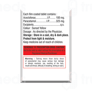 Acistar P 100/325 MG Tablet 10