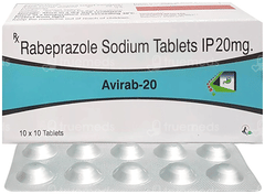 Avirab 20 Mg Tablet 10