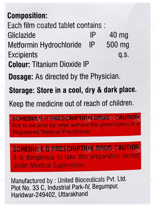 Gliclavac M 40 Tablet 10