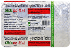 Gliclavac M 40 Tablet 10 Gliclavac M 40 Tablet 10