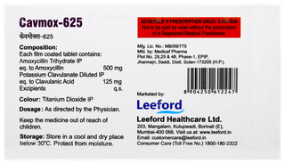 Cavmox 625 Tablet 10