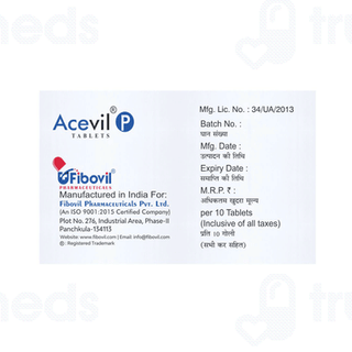 Acevil P 100/325 MG Tablet 10