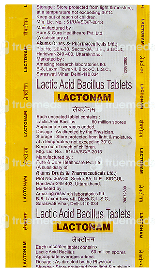 Lactonam Tablet 15